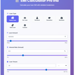 EMI Calculator Pro